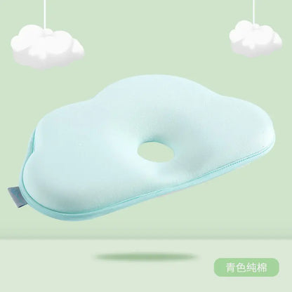 Baby Cloud-Shaped Pillow for Newborns, Washable Cotton