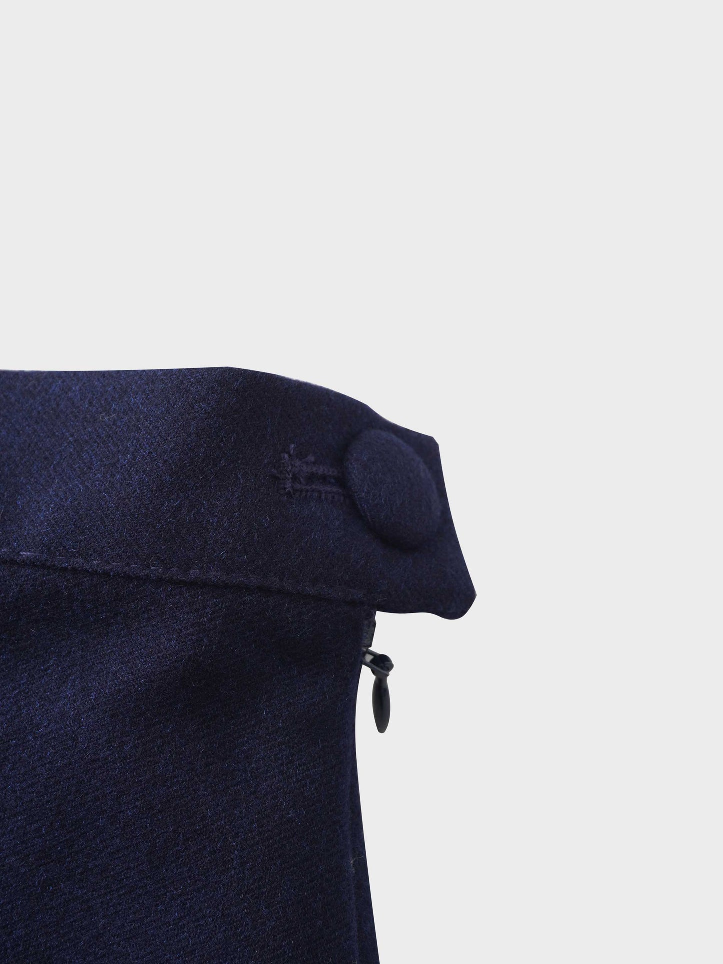 Fringe Circle Skirt-Navy-4