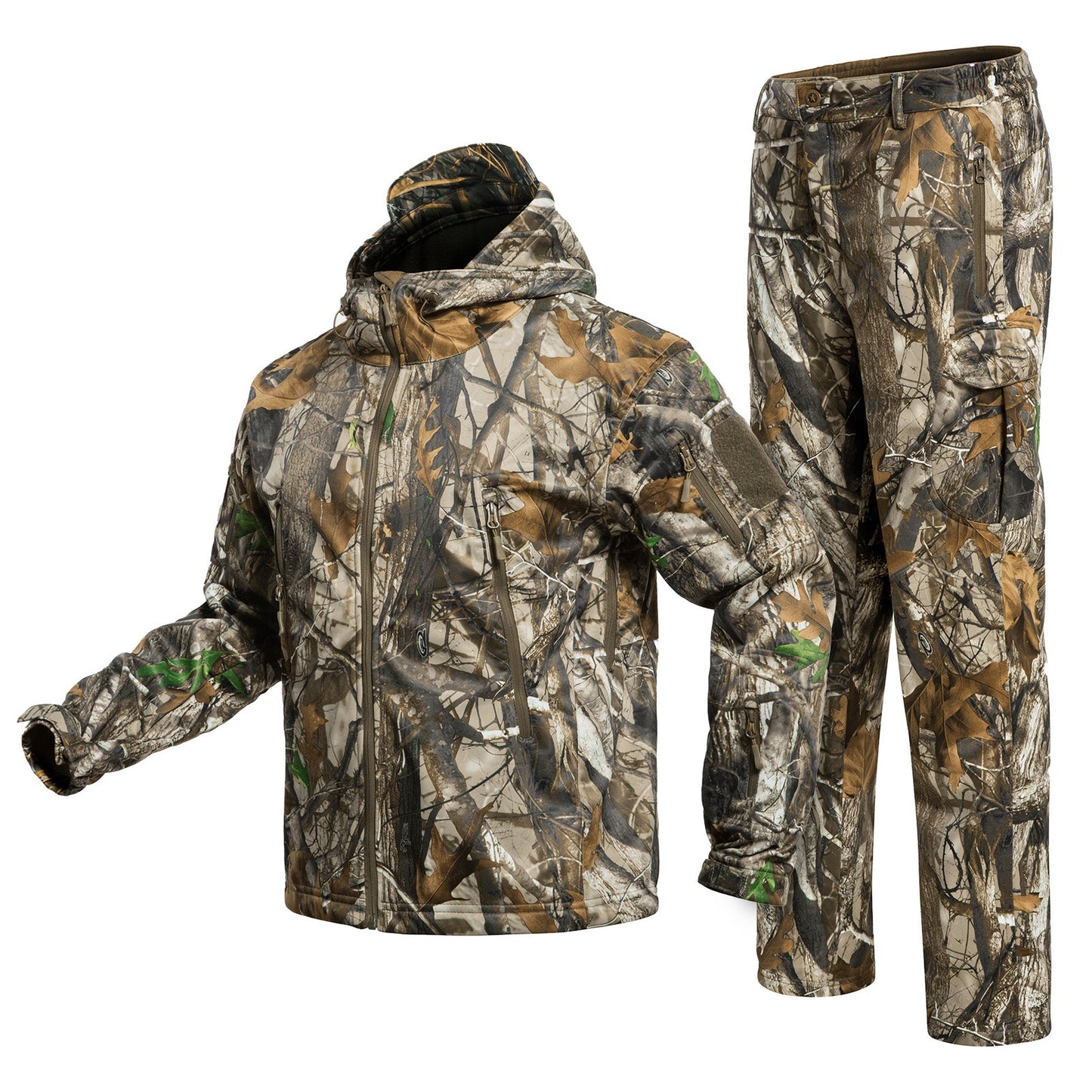 Hunting Gear Suit For Men Camouflage Windproof Jacket-7