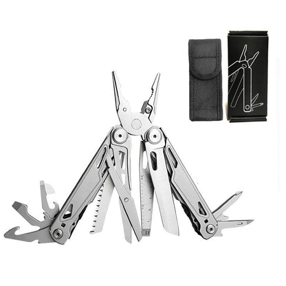 Foldable Multitool Pliers with Scissors and Screwdriver Stainless Steel Multi Tool Pliers with Replaceable Wire Cutters and Saw-2