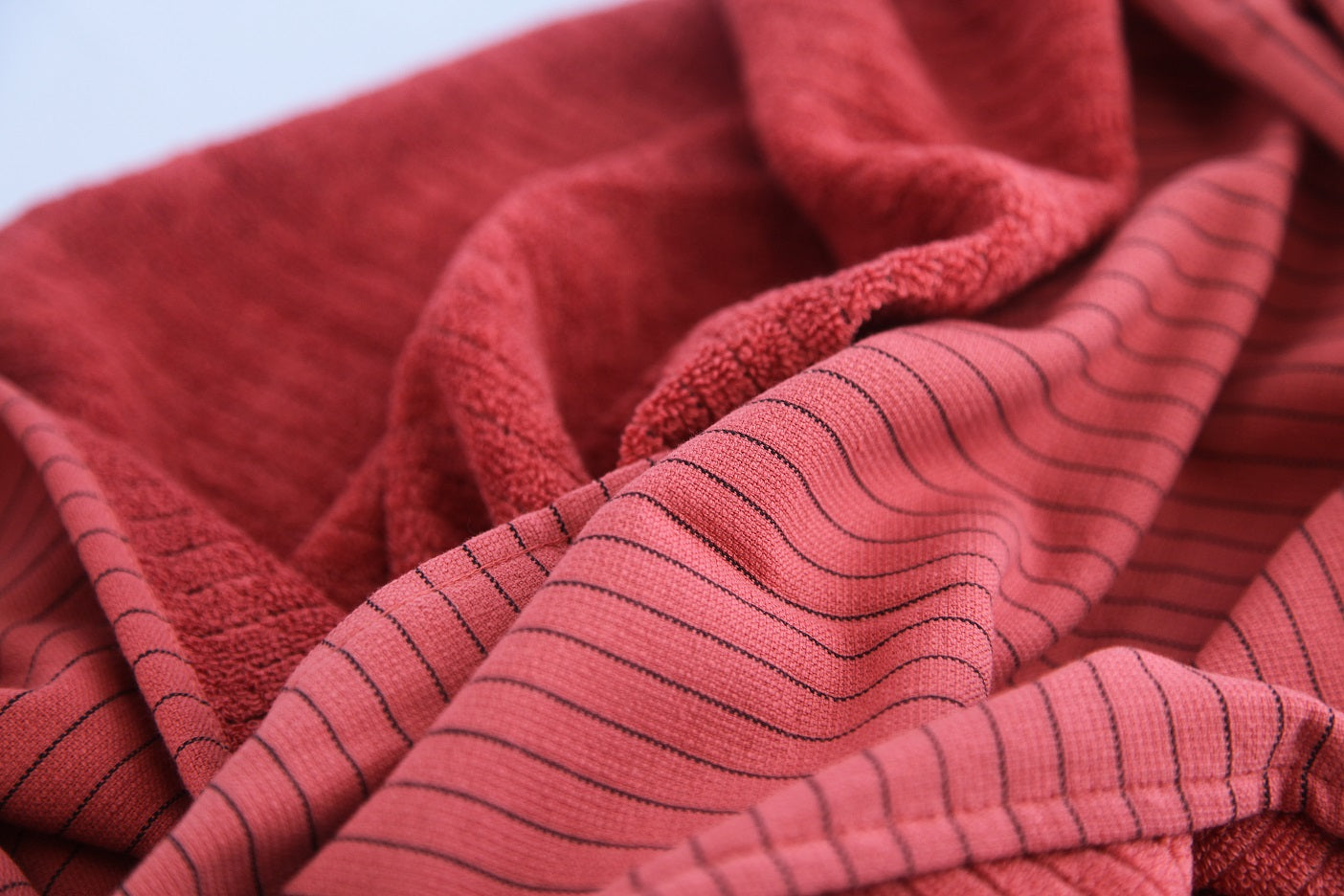 Del Mar Red Terry Turkish Towel Set-4