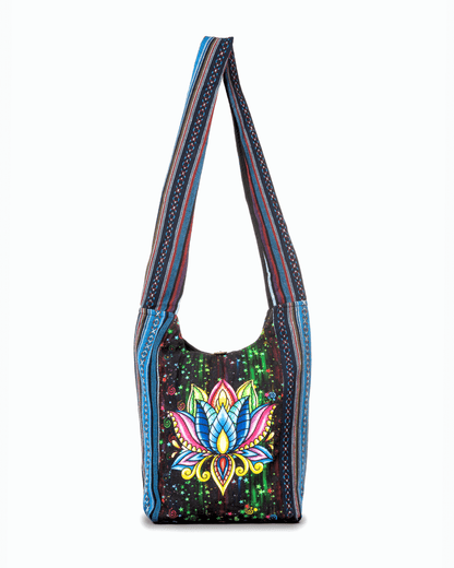 Kathmandu Collection Lotus Handmade Hobo Bag-0