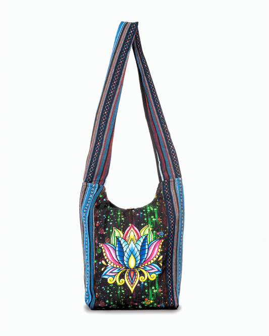 Kathmandu Collection Lotus Handmade Hobo Bag-0