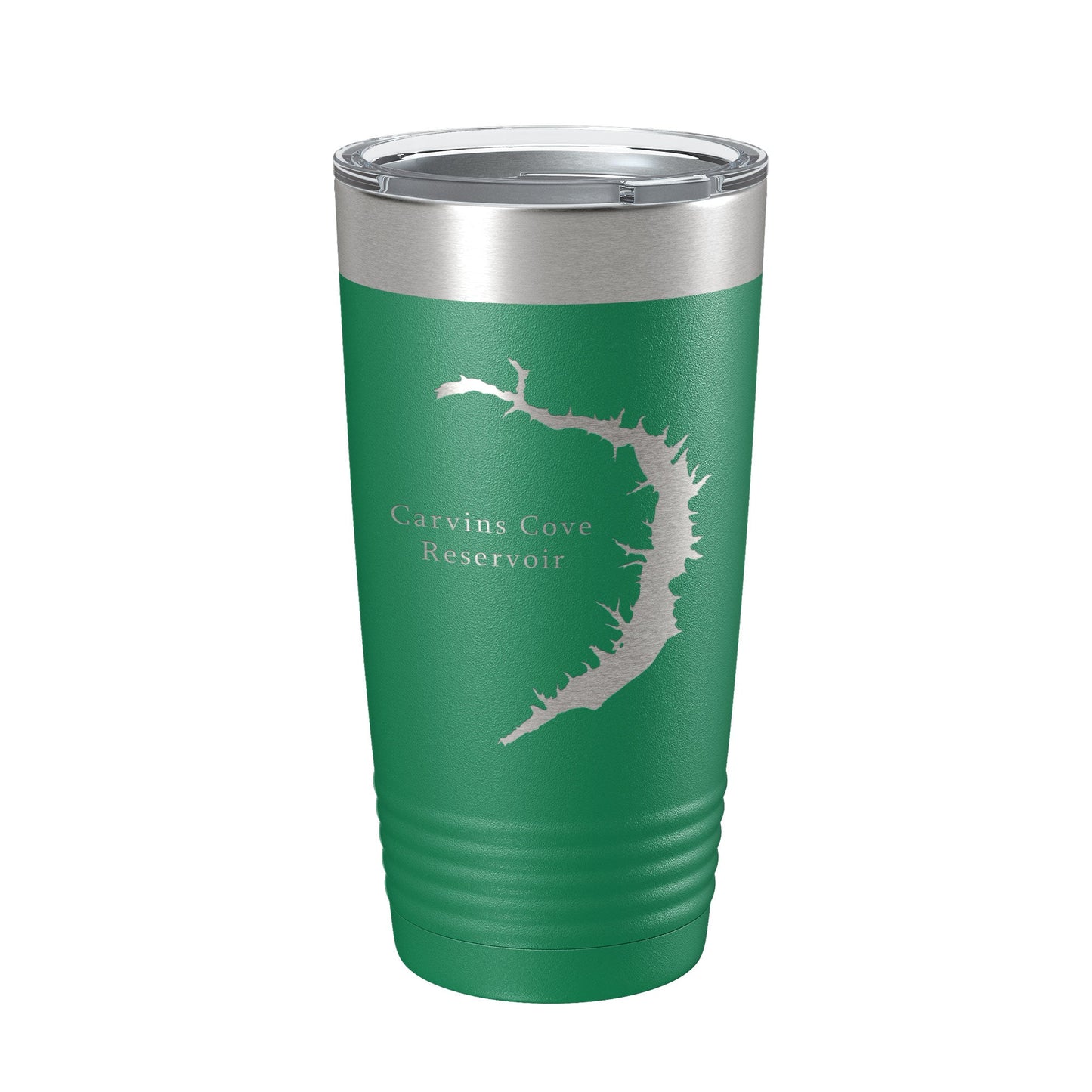 Carvins Cove Reservoir Tumbler Lake Map Travel Mug Insulated Laser Engraved Coffee Cup Virginia 20 oz-9