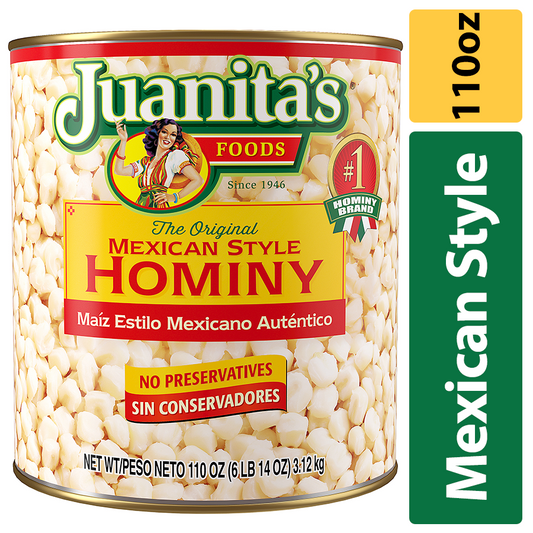 JUANITAS MEX STYL HOMINY ( 6 X 110 OZ   )-0