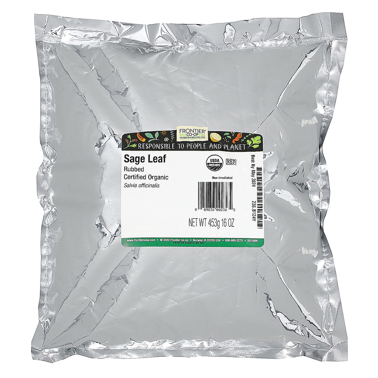 Frontier Herb Rubbed Sage Leaf (1x1lb)-1