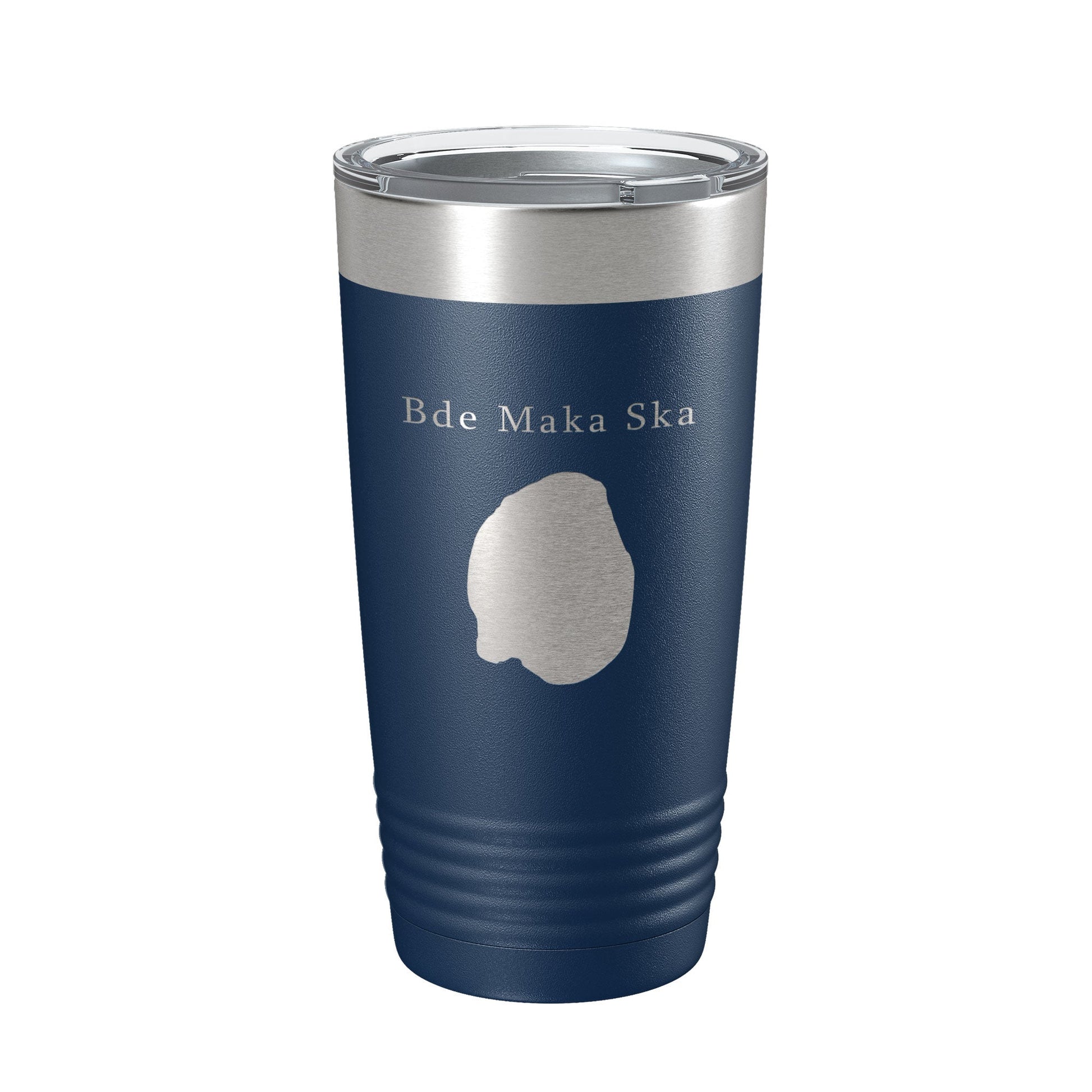 Bde Maka Ska Tumbler Lake Map Travel Mug Insulated Laser Engraved Coffee Cup Minnesota 20 oz-2