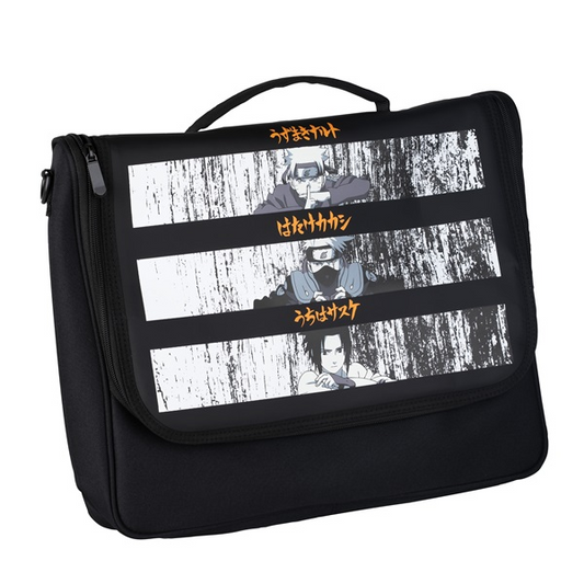 KONIX - NARUTO "Naruto" Nintendo Switch/OLED Hordozható Oldaltáska, Fekete-Mintás (KX-NAR-MSNBAG-OR)-0