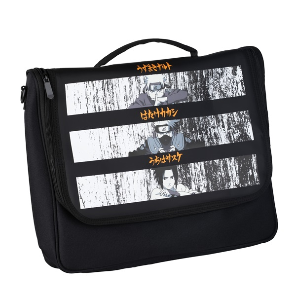 Konix Naruto 80381117688 pouzdro pro přenosné herní konzole Brašna Nintendo Černá, Bílá (KX-NAR-MSNBAG-OR)-0