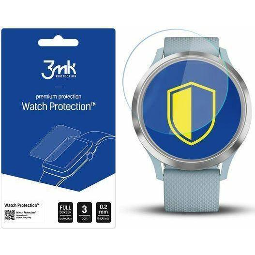 Folie protectie ecran smartwatch 3MK FlexibleGlass pentru Garmin Vivomove HR, 0.2mm, instalare simpla (5903108299404)-0