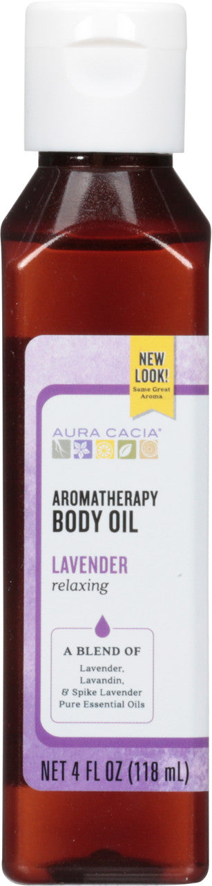Aura Cacia Lavender Harvest Massage Bath Oil (1x4 Oz)-1
