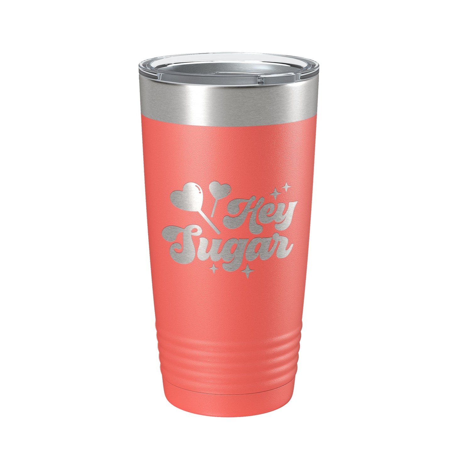 Hey Sugar Tumbler Valentine's Day Gift Travel Mug Insulated Laser Engraved Coffee Cup Retro 20 oz-20