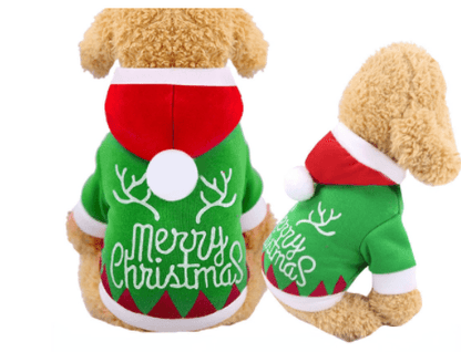 Festive Feline Christmas Cat Costume-0