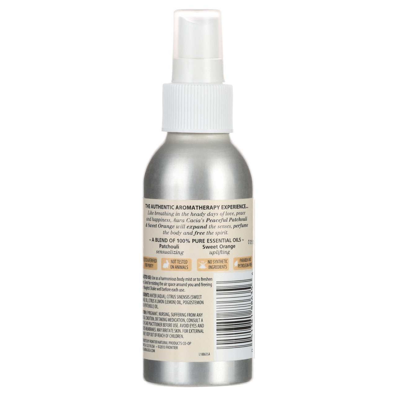 Aura Cacia Patchouli Orange Aroma Mist (1x4 Oz)-1
