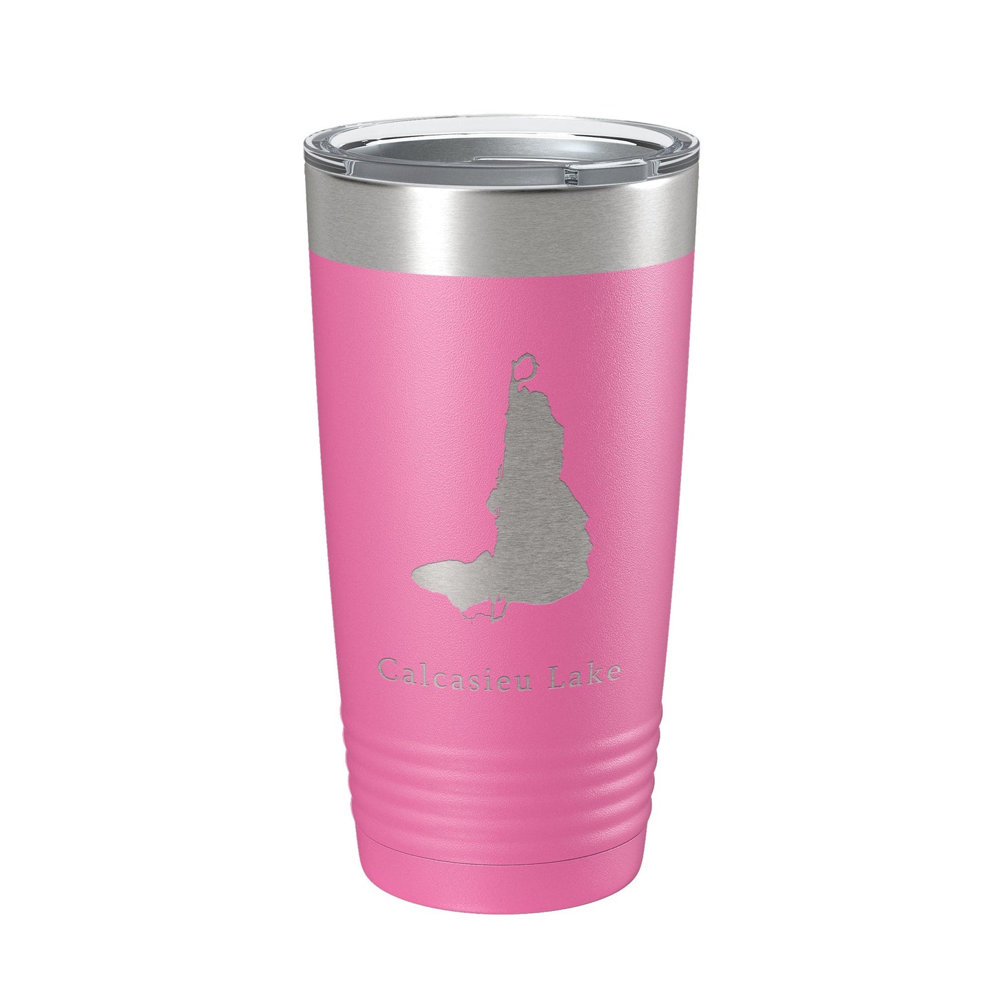 Calcasieu Lake Map Tumbler Travel Mug Insulated Laser Engraved Coffee Cup Louisiana 20 oz-11