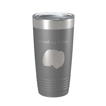 Harding Lake Map Tumbler Travel Mug Insulated Laser Engraved Coffee Cup Alaska 20 oz-16