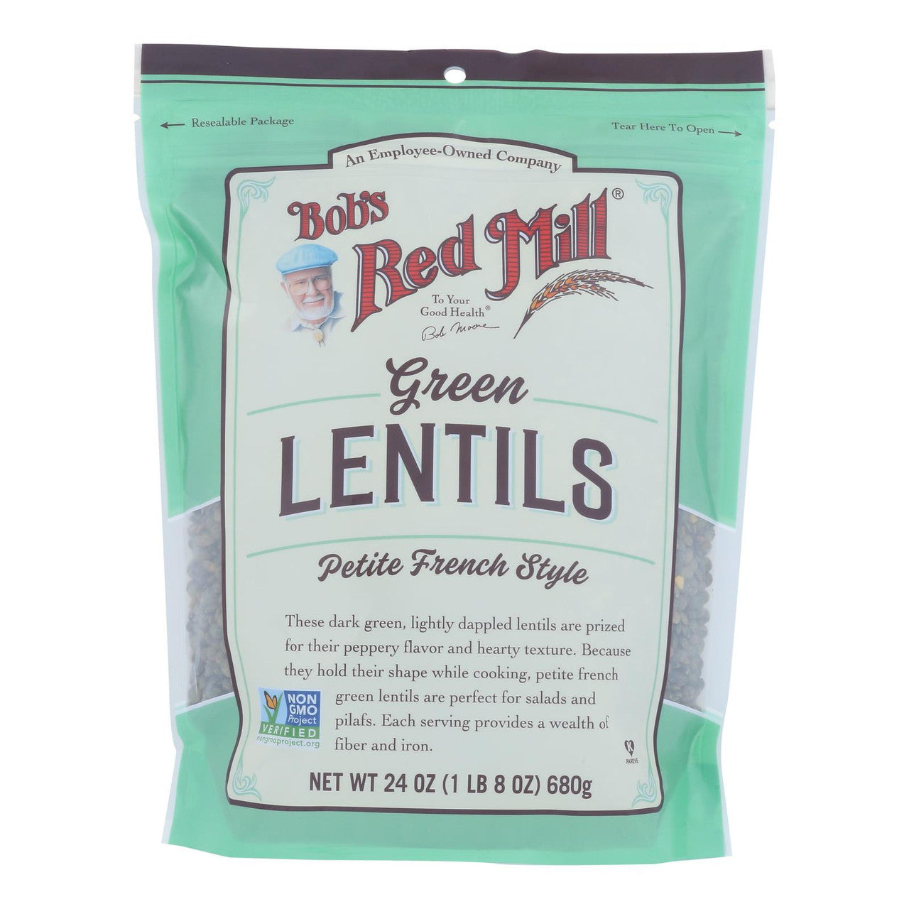 BOBS PET FR GRN LENTIL ( 4 X 24 OZ   )-0