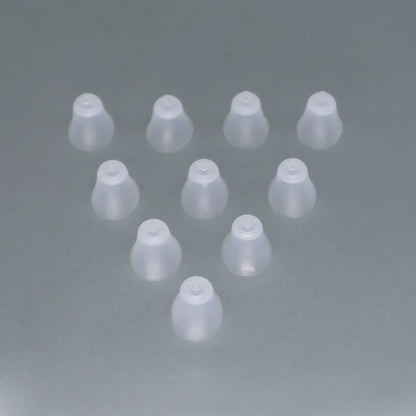 Hearing Aid Ear Piece Bell Shape Domes 10-Pack Comfortable PSAP Kit Ear Tips Invisible-0