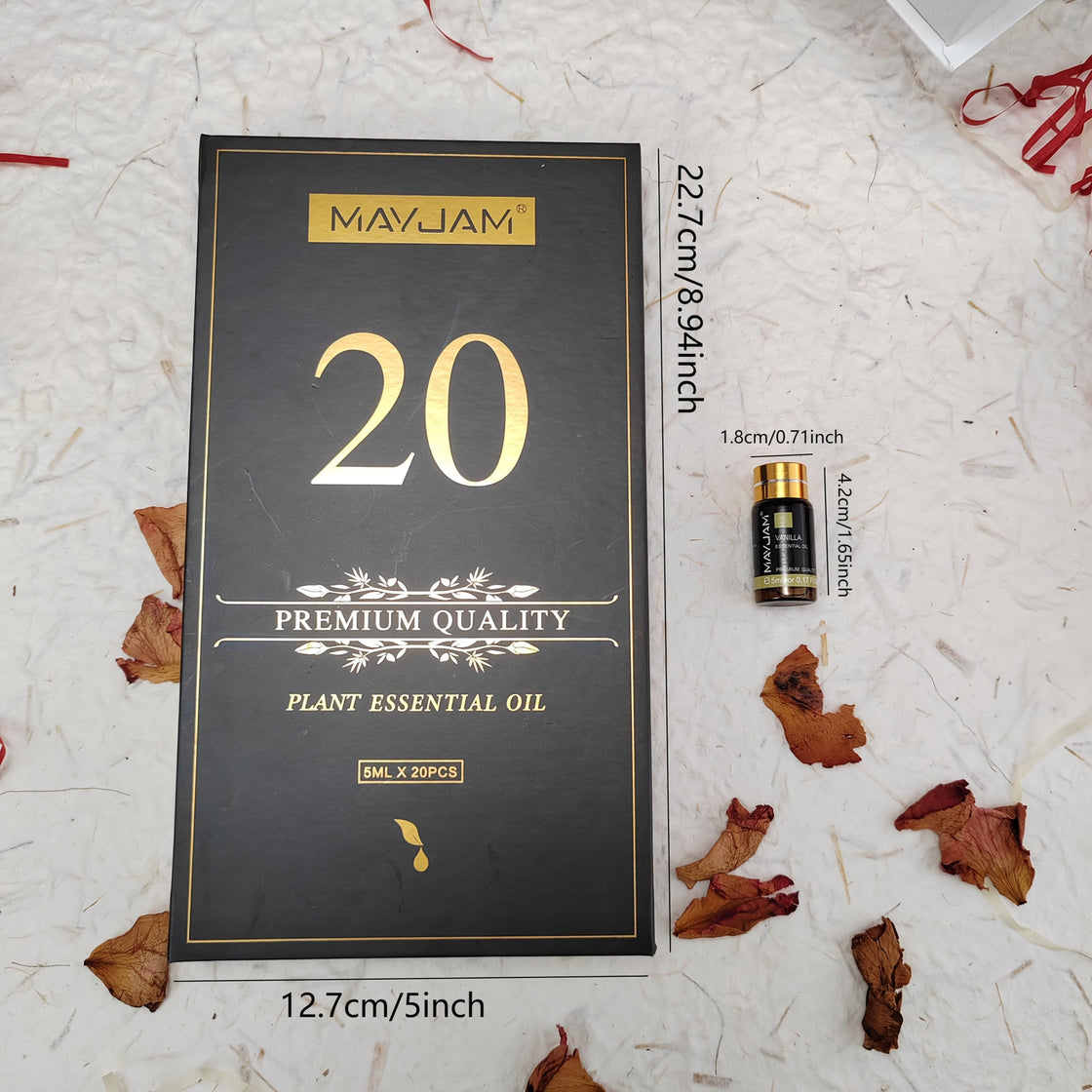 NNETM 20pcs Essential Oils Gift Set Alcohol-Free-4