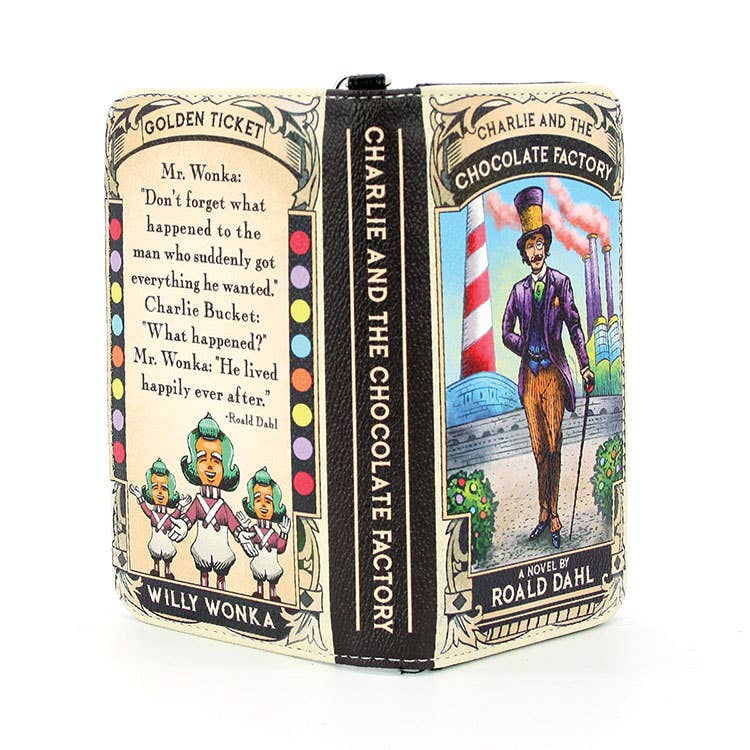 Charlie and the Chocolate Factory Book Wallet Wristlet-3