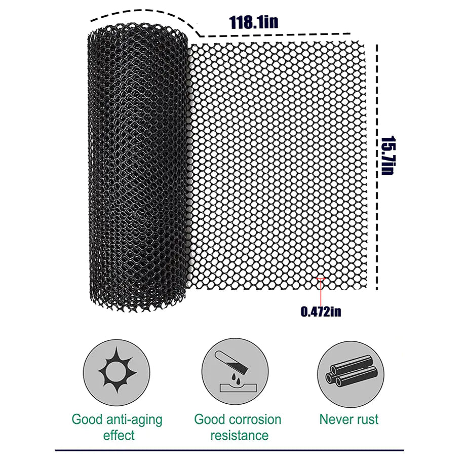 Hexagonal Plastic Fence Net for Poultry and Garden Use
