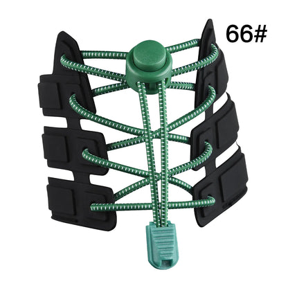 Kids No-Tie Shoelace Clips with Elastic Bands