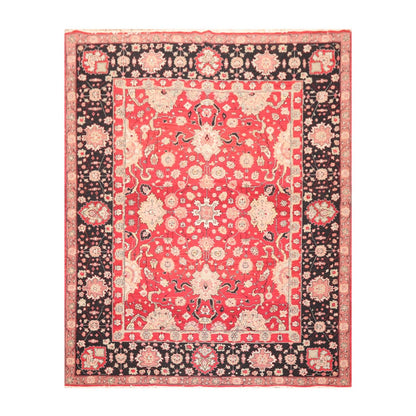 7'10" x 10' Hand Knotted Reversible Heriz Wool Area Rug Red-0