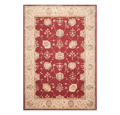 8'2"x11'8" Auth. Samarkand Coronado New Zealand Wool Area Rug Ruby Red-0