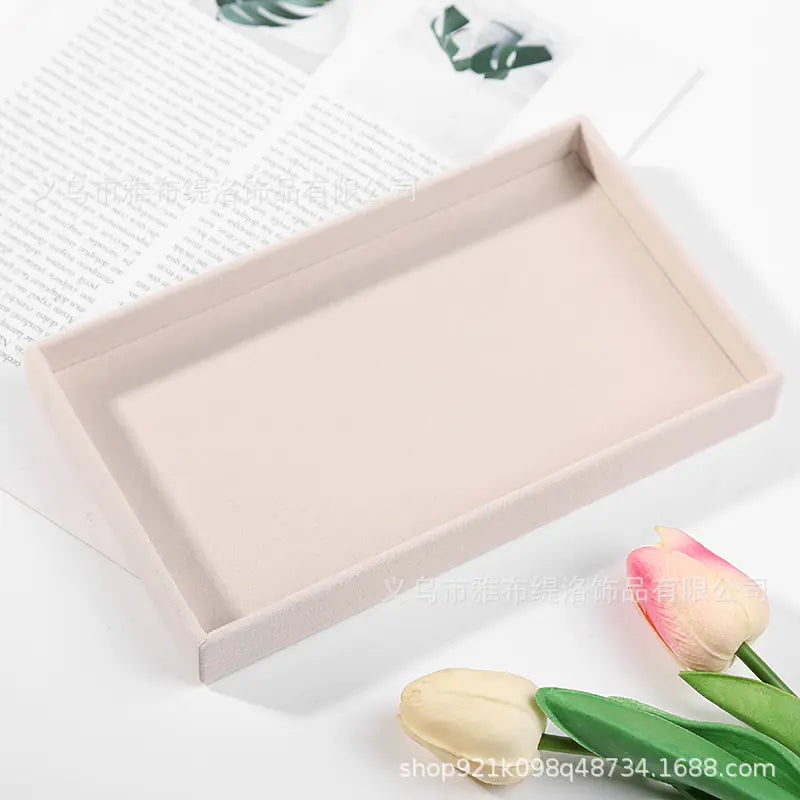 Velvet Jewelry Organizer Tray