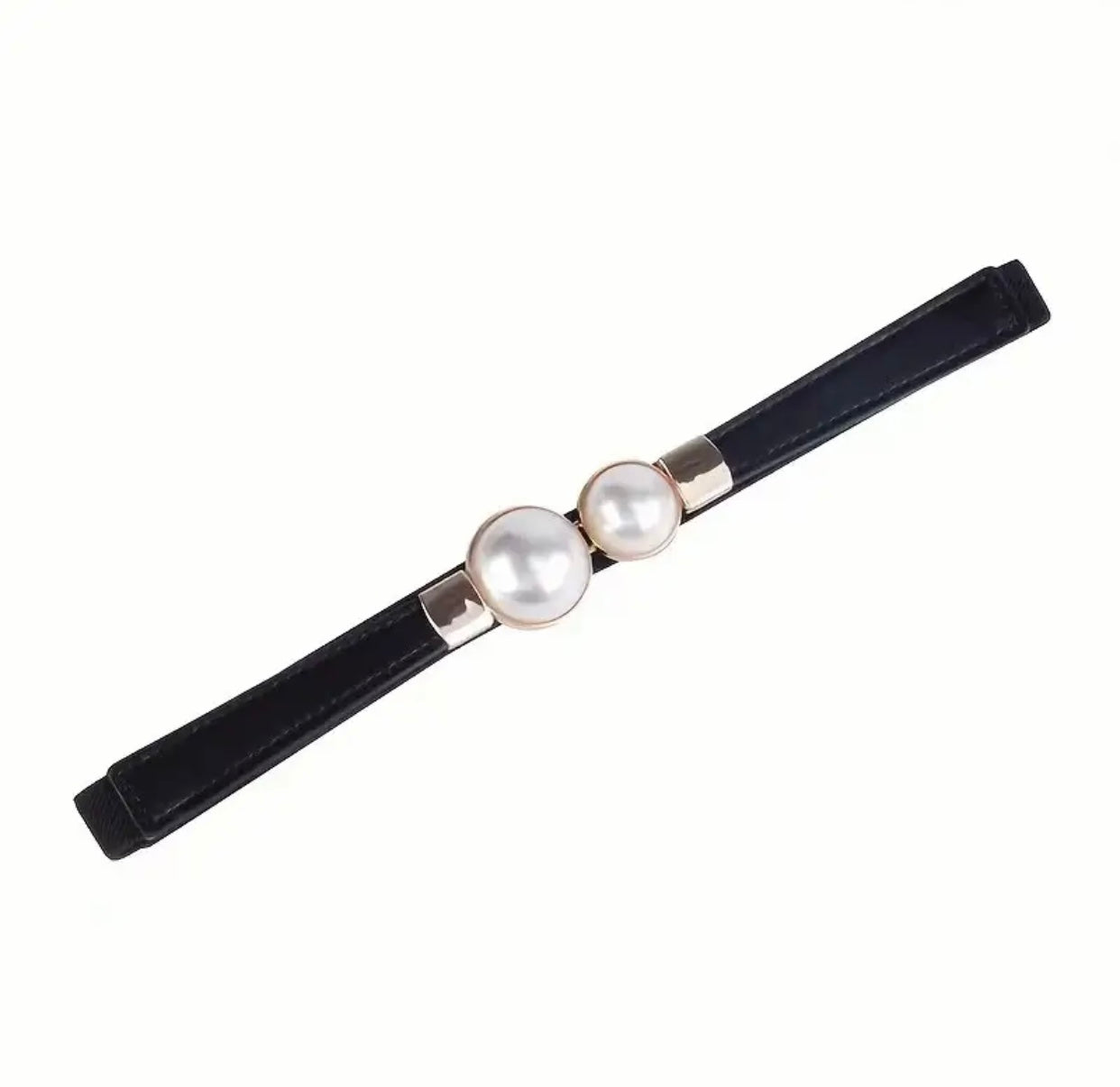 Classy Pearl Waist Elastic Belt-1