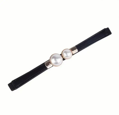 Classy Pearl Waist Elastic Belt-1