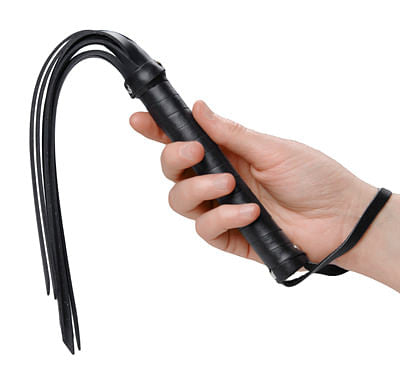 Rubber Strands Hand Flogger-0