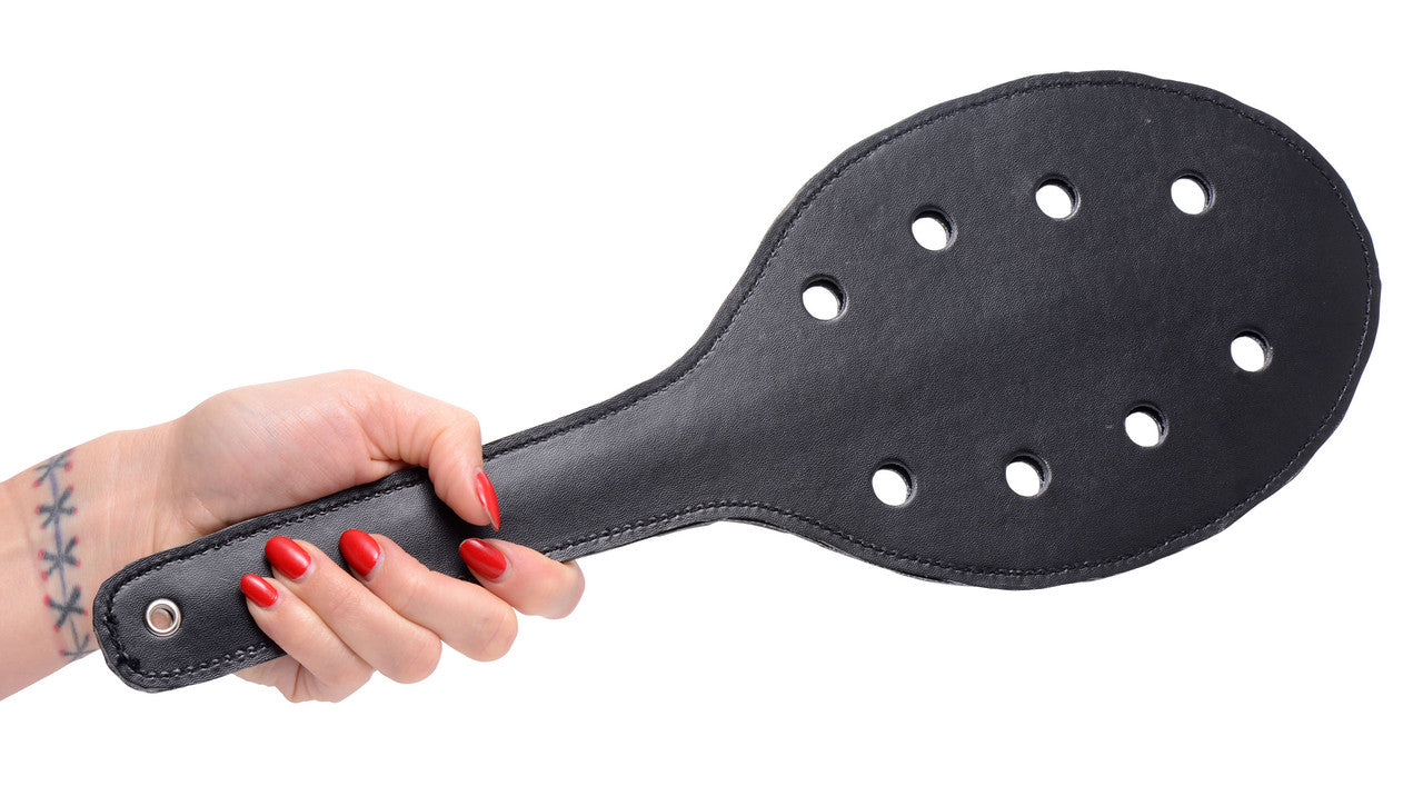 Deluxe Rounded Paddle with Holes-0