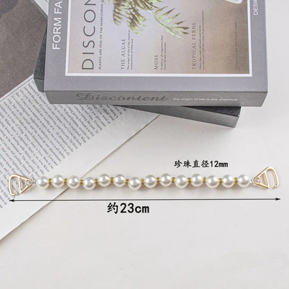New Cross-Border Garden Shoes with Pearl Chain Accessories