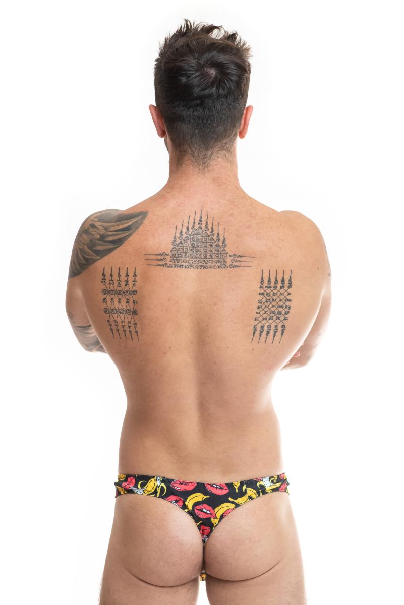 Herren String AM053675 Banana - 3XL-3