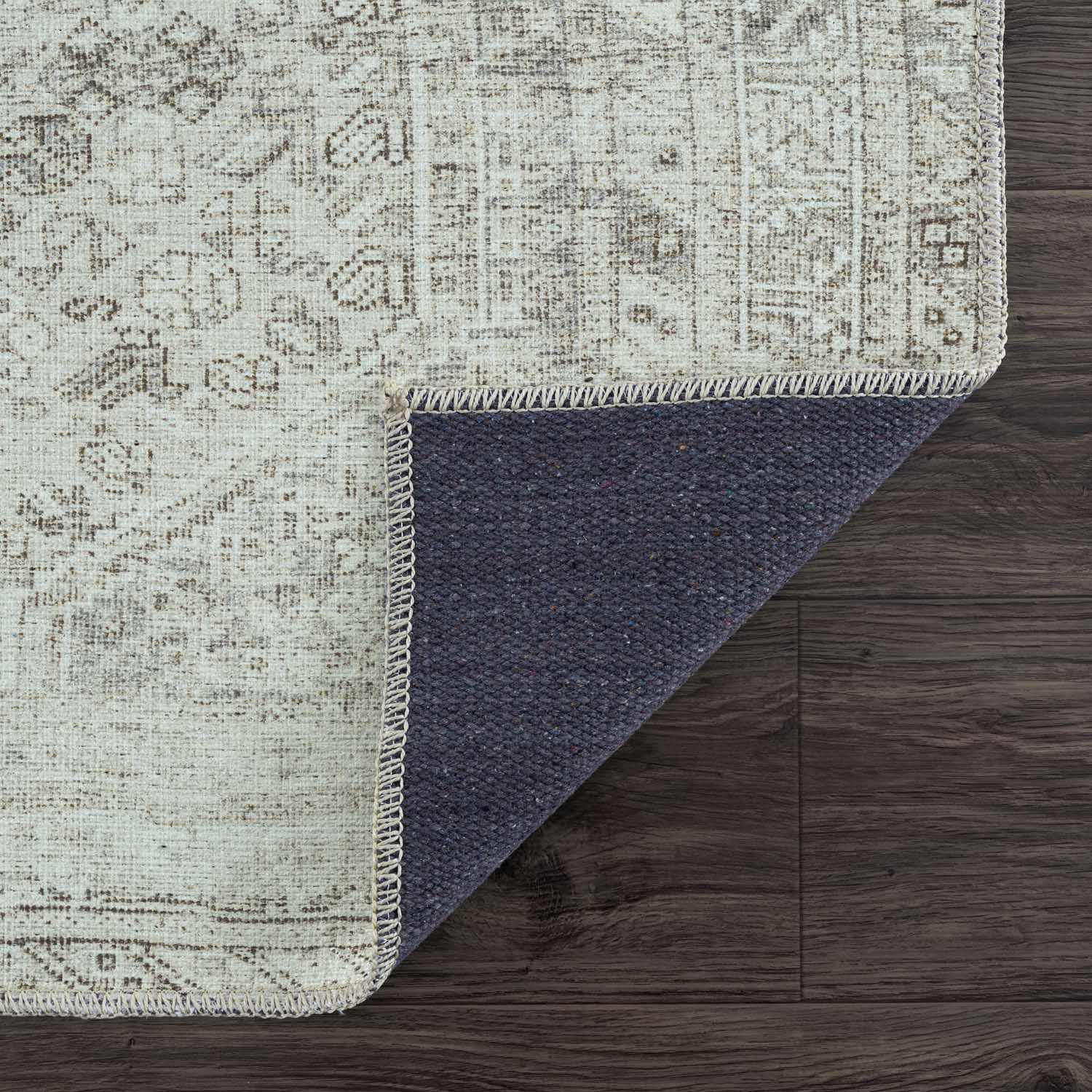 Barny Sage Flat Pile Washable Rug-4
