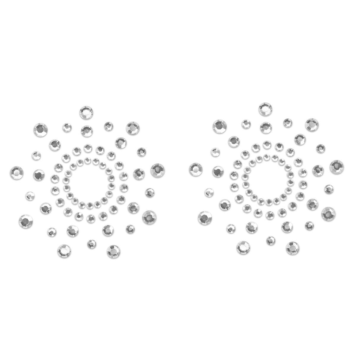Bijoux Indiscrets Mimi Jewel Pasties - Silver-1