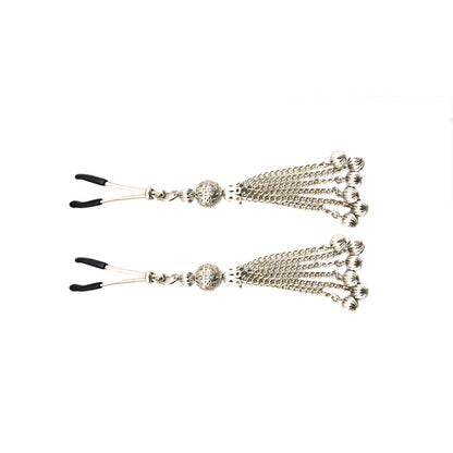 Bijoux de Nip Chain Tassel Nipple Clamps-1