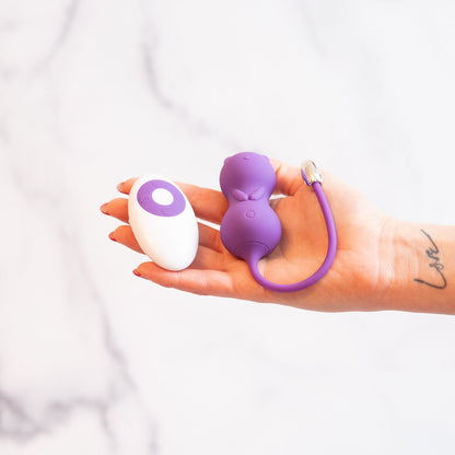 Emojibator Kitty Cat Kegel Ball Vibrator-2