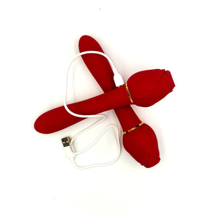 It's the Bomb Suckle Rose Vibrating & Sucking Massager-2