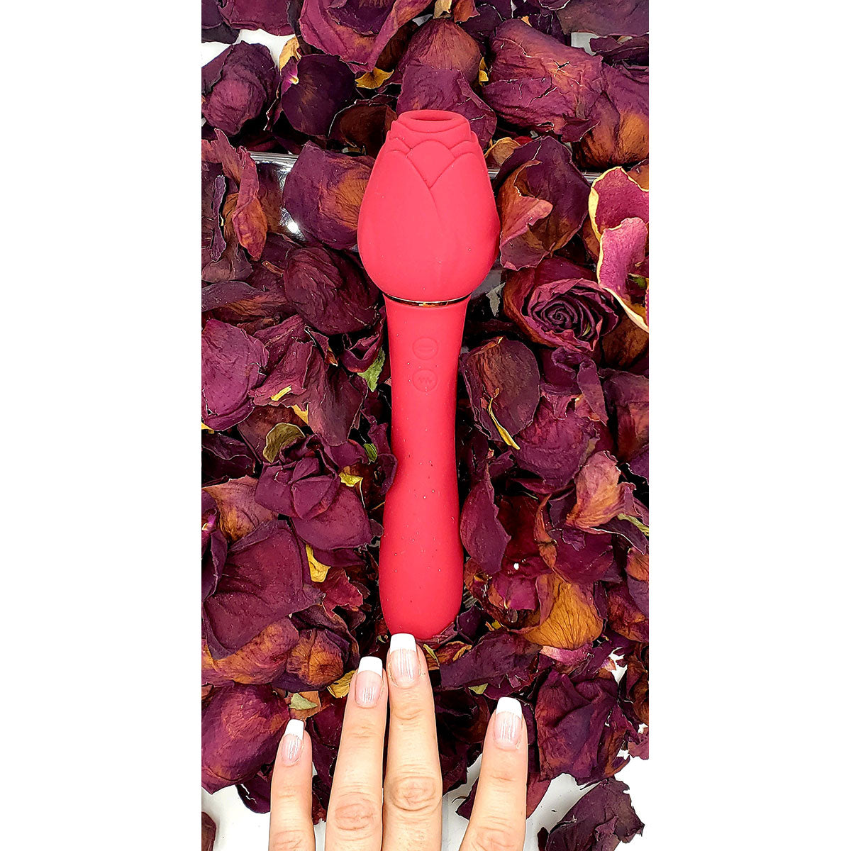 It's the Bomb Suckle Rose Vibrating & Sucking Massager-3