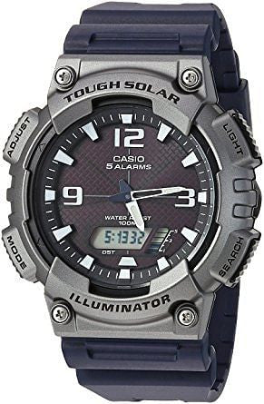 Casio Men's 'Tough Solar' Quartz Resin Casual Watch, Color Black (Model: AQ-S810W-1A4VCF)-0