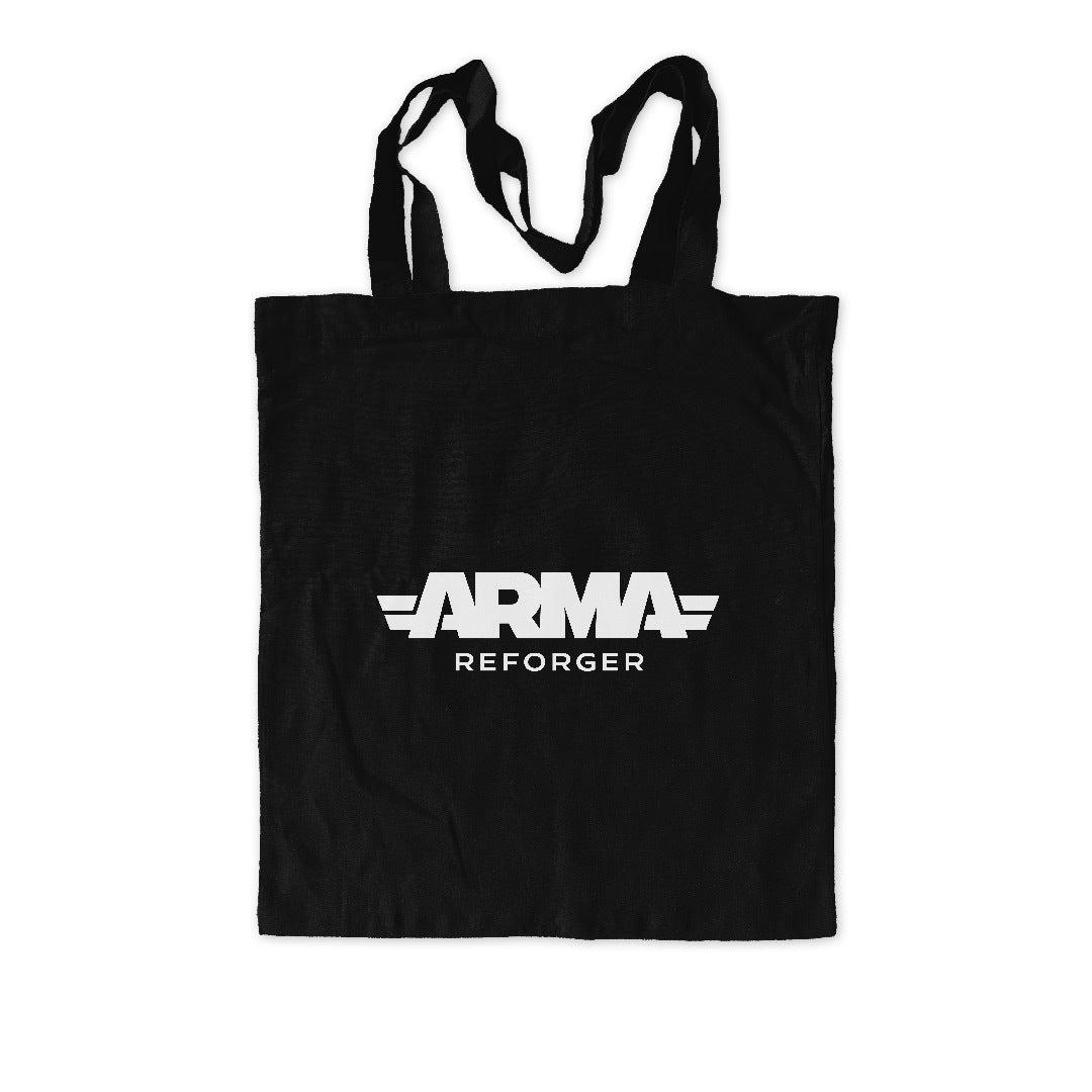 ARMA REFORGER - ECO FRIENDLY TOTE SHOPPING BAG | 5 PACK | BLACK-1