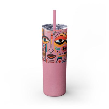 Abstract Expression Limited Edition 20 oz Geometric Art Tumbler:-7