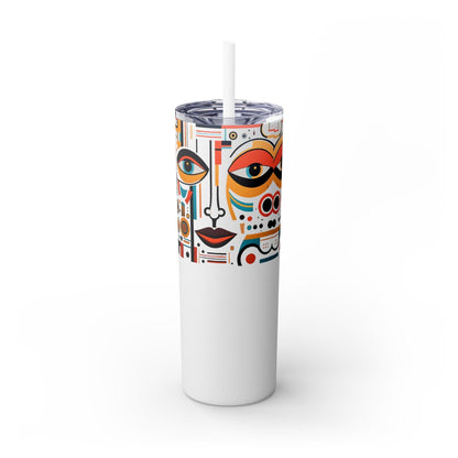 Abstract Expression Limited Edition 20 oz Geometric Art Tumbler:-8