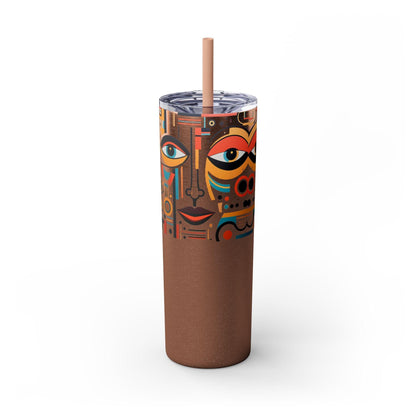 Abstract Expression Limited Edition 20 oz Geometric Art Tumbler:-9