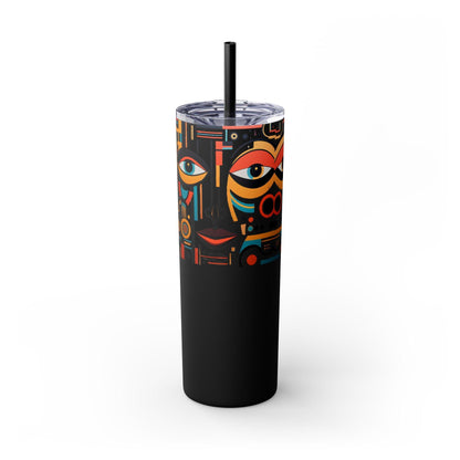 Abstract Expression Limited Edition 20 oz Geometric Art Tumbler:-15