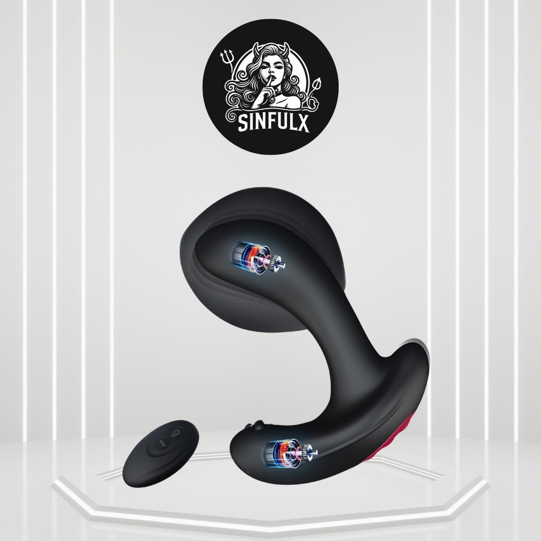 Expandable Inflatable Anal Vibrator-0