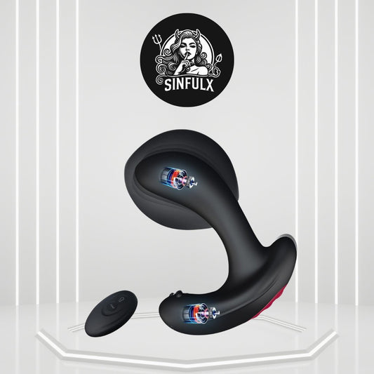 Expandable Inflatable Anal Vibrator-0