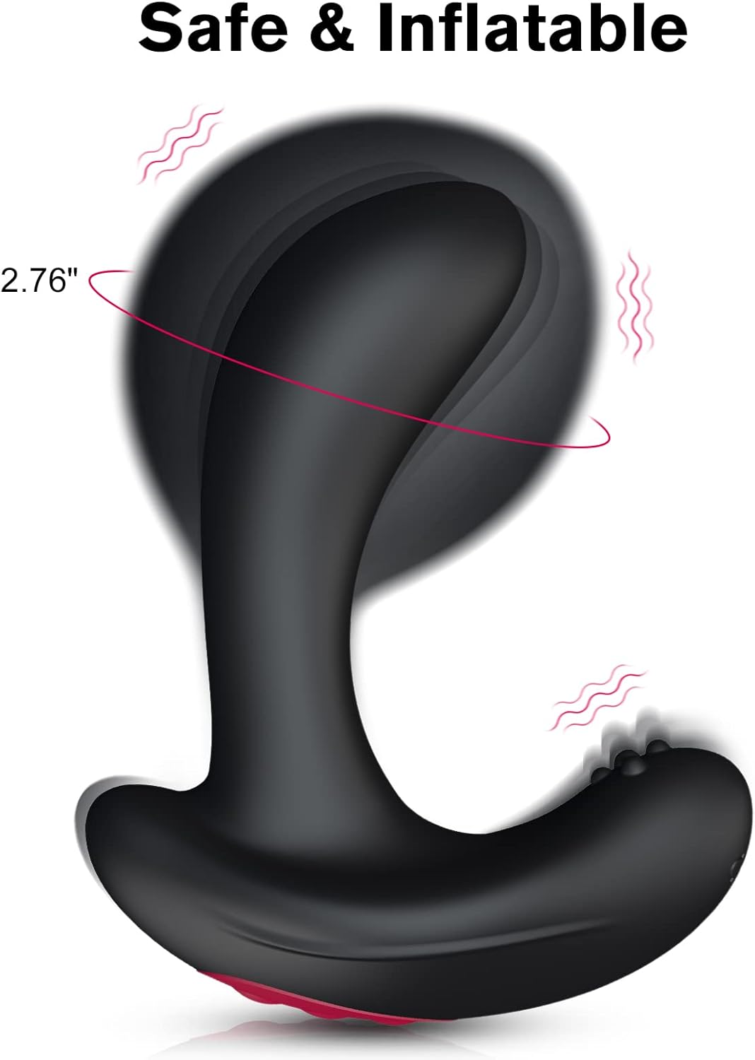Expandable Inflatable Anal Vibrator-3